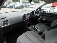 USED 2021 21 SEAT ATECA 1.0 TSI SE Technology 5d 110 S/S 1 OWNER, FULL SERVICE HISTORY, SAT NAV, APPLE CARPLAY/ ANDROID AUTO, FRONT REAR & SIDE PARKING SENSORS WITH DISPLAY, PARK ASSIST WITH AUTOMATIC STEERING, CRUISE CONTROL & SPEED LIMITER, KEYLESS ENTRY & START, 18 INCH ALLOY WHEELS, LED LIGHTS, FRONT ASSIST AMBIENT TRAFFIC MONITORING, DAB RADIO, BLUETOOTH PHONE & MUSIC, VOICE CONTROL SYSTEM, 4x USB C PORTS, MANUAL 6 SPEED, ELECTRIC FOLDING MIRRORS, LEATHER MULTIFUNCTION STEERING WHEEL, CLIMATE CONTROL, AUTO HOLD, DRIVE SELECT, FRONT ARM REST