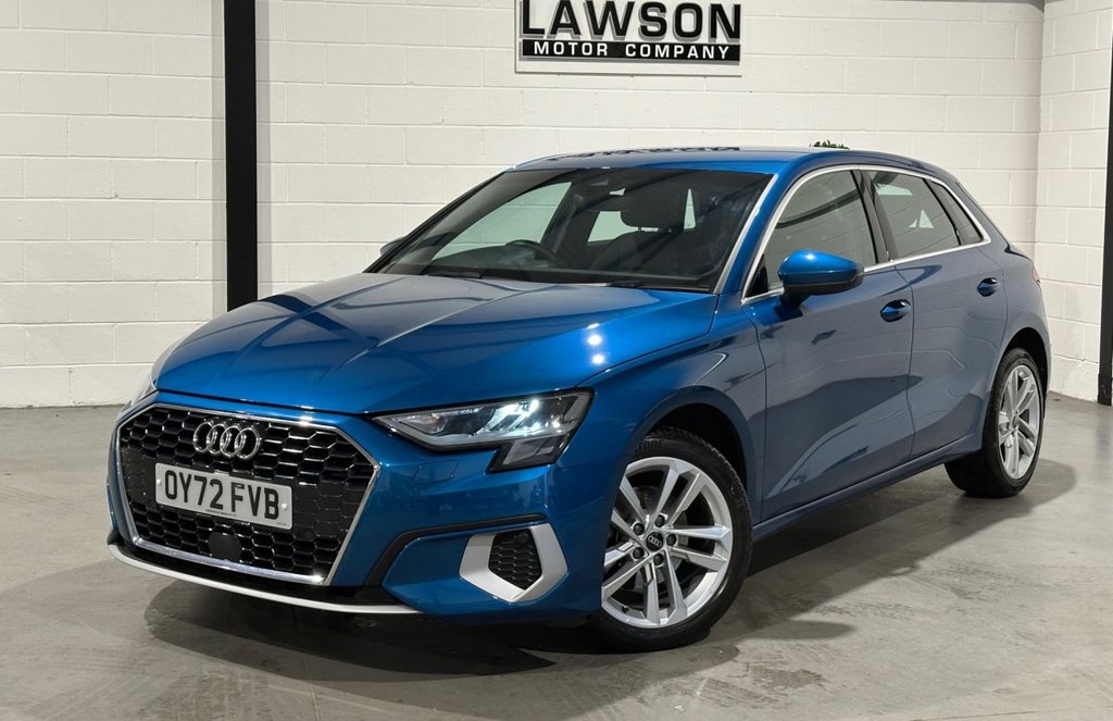 USED 2022 72 AUDI A3 1.0 TFSI 30 Sport Sportback 5dr Petrol S Tronic Euro 6 (s/s) (110 ps) 