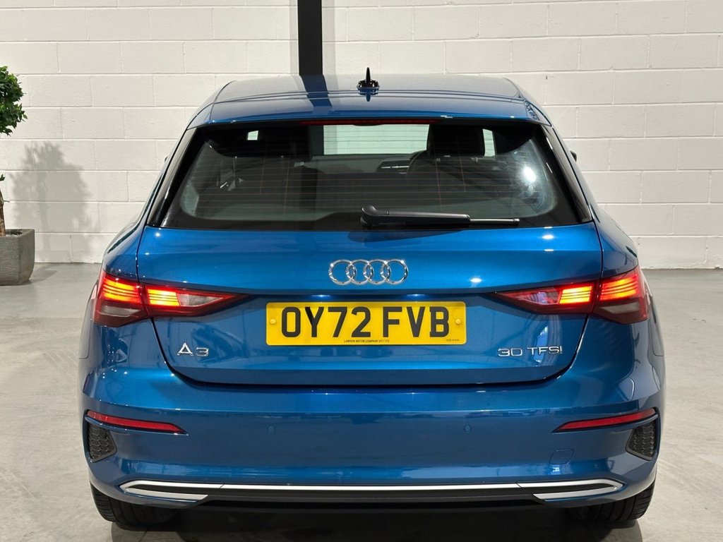 USED 2022 72 AUDI A3 1.0 TFSI 30 Sport Sportback 5dr Petrol S Tronic Euro 6 (s/s) (110 ps) 
