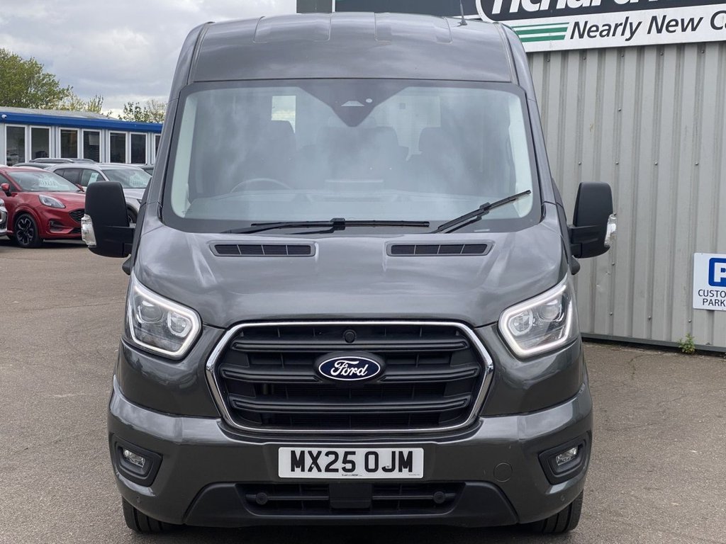 USED 2025 25 FORD TRANSIT 2.0 350 EcoBlue Limited Minibus Double Cab 5dr Diesel Manual RWD L2 H2 Euro 6 (s/s) (11 Seat) (165 ps) Minibus