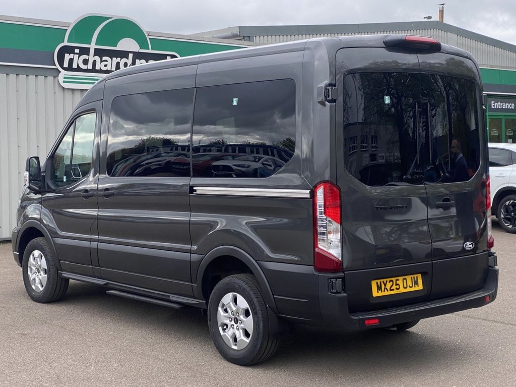 USED 2025 25 FORD TRANSIT 2.0 350 EcoBlue Limited Minibus Double Cab 5dr Diesel Manual RWD L2 H2 Euro 6 (s/s) (11 Seat) (165 ps) Minibus
