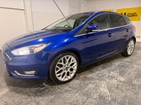 USED 2017 67 FORD FOCUS 1.5 TDCi Titanium X Hatchback 5dr Diesel Manual Euro 6 (s/s) (120 ps) Sat Nav-1/2 Leather-Climate-Rear camera-Privacy-Park sensors-18