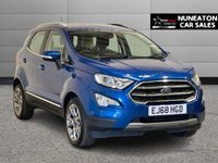 USED 2018 68 FORD ECOSPORT 1.0T EcoBoost GPF Titanium SUV 5dr Petrol Auto Euro 6 (s/s) (125 ps) 