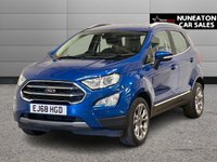 USED 2018 68 FORD ECOSPORT 1.0T EcoBoost GPF Titanium SUV 5dr Petrol Auto Euro 6 (s/s) (125 ps) 