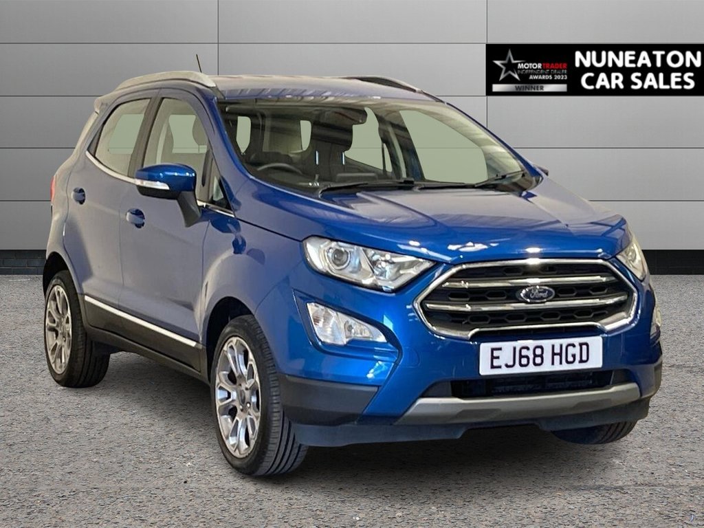 USED 2018 68 FORD ECOSPORT 1.0T EcoBoost GPF Titanium SUV 5dr Petrol Auto Euro 6 (s/s) (125 ps) 