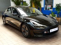 USED 2022 22 TESLA Model 3 Standard Range Plus Saloon 4dr Electric Auto RWD (241 bhp) SUNROOF SAT NAV LEATHER HEATED SEATS CRUISE CONTROL PARKING CAMERA 1 OWNER WARRANTY