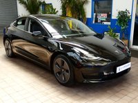 USED 2022 22 TESLA Model 3 Standard Range Plus Saloon 4dr Electric Auto RWD (241 bhp) SUNROOF SAT NAV LEATHER HEATED SEATS CRUISE CONTROL PARKING CAMERA 1 OWNER WARRANTY