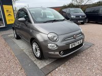 USED 2017 67 FIAT 500 1.2 Lounge Hatchback 3dr Petrol Dualogic Euro 6 (s/s) (69 bhp) 
