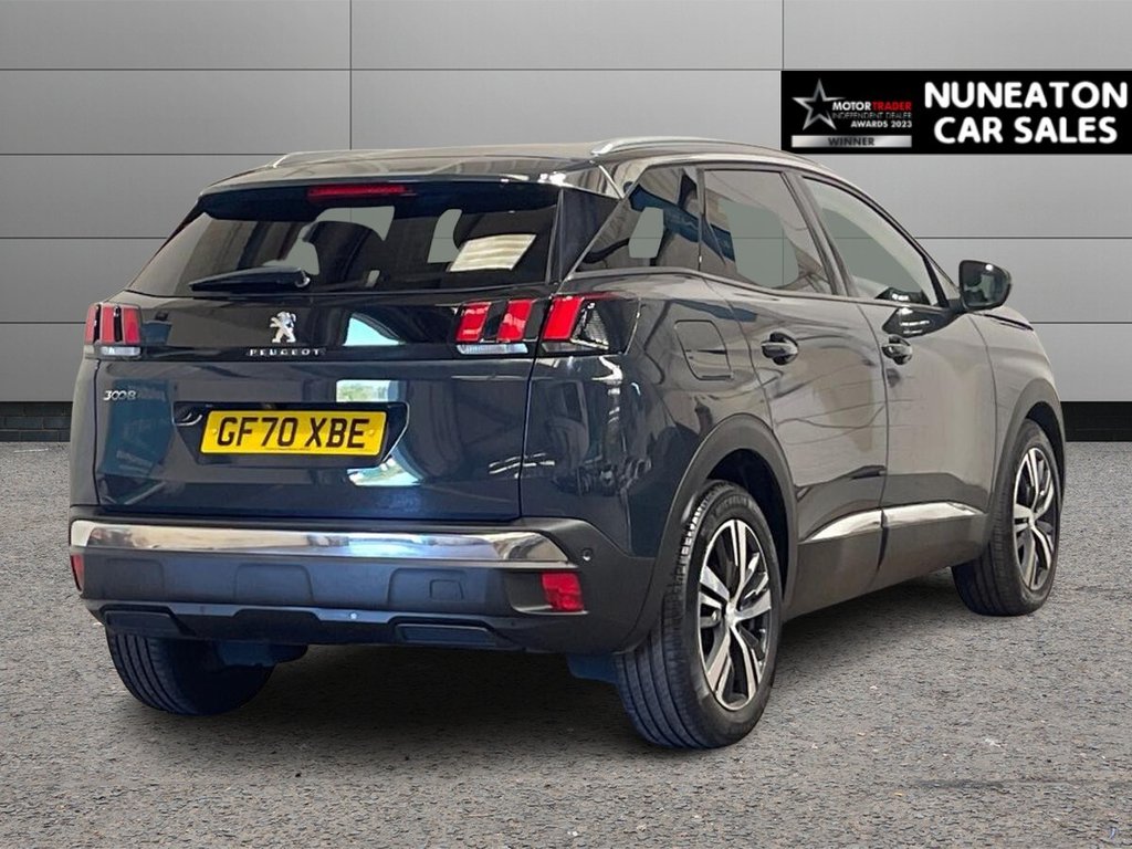 USED 2020 70 PEUGEOT 3008 1.2 PureTech GPF Allure SUV 5dr Petrol EAT Euro 6 (s/s) (130 ps) ULEZ COMPLIANT