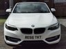 USED 2016 66 BMW 2 SERIES 1.5 218i Sport Convertible 2dr Petrol Manual Euro 6 (s/s) (136 ps) SERVICED BY BMW IN JULY 2025!