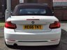 USED 2016 66 BMW 2 SERIES 1.5 218i Sport Convertible 2dr Petrol Manual Euro 6 (s/s) (136 ps) SERVICED BY BMW IN JULY 2025!