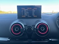 USED 2015 15 AUDI A3 2.0 TDI S line Saloon 4dr Diesel S Tronic Euro 6 (s/s) (150 ps) &pound;35 ROAD TAX + S-LINE PACK + SAT NAV + AUTOMATIC MODEL + DAB RADIO + DUAL-ZONE CLIMATE CONTROL + PRIVACY GLASS + REAR PARKING SENSORS + 5.8' COLOURED DISPLAY + VOICE CONTROL + FRONT SPORT SEATS + BLUETOOTH + ELECTRIC PARKING BRAKE + FINISHED IN BRILLIANT BLACK + 18' GUN METAL GREY ALLOY WHEELS