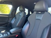 USED 2015 15 AUDI A3 2.0 TDI S line Saloon 4dr Diesel S Tronic Euro 6 (s/s) (150 ps) &pound;35 ROAD TAX + S-LINE PACK + SAT NAV + AUTOMATIC MODEL + DAB RADIO + DUAL-ZONE CLIMATE CONTROL + PRIVACY GLASS + REAR PARKING SENSORS + 5.8' COLOURED DISPLAY + VOICE CONTROL + FRONT SPORT SEATS + BLUETOOTH + ELECTRIC PARKING BRAKE + FINISHED IN BRILLIANT BLACK + 18' GUN METAL GREY ALLOY WHEELS