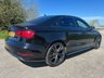 USED 2015 15 AUDI A3 2.0 TDI S line Saloon 4dr Diesel S Tronic Euro 6 (s/s) (150 ps) &pound;35 ROAD TAX + S-LINE PACK + SAT NAV + AUTOMATIC MODEL + DAB RADIO + DUAL-ZONE CLIMATE CONTROL + PRIVACY GLASS + REAR PARKING SENSORS + 5.8' COLOURED DISPLAY + VOICE CONTROL + FRONT SPORT SEATS + BLUETOOTH + ELECTRIC PARKING BRAKE + FINISHED IN BRILLIANT BLACK + 18' GUN METAL GREY ALLOY WHEELS