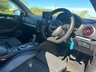 USED 2015 15 AUDI A3 2.0 TDI S line Saloon 4dr Diesel S Tronic Euro 6 (s/s) (150 ps) &pound;35 ROAD TAX + S-LINE PACK + SAT NAV + AUTOMATIC MODEL + DAB RADIO + DUAL-ZONE CLIMATE CONTROL + PRIVACY GLASS + REAR PARKING SENSORS + 5.8' COLOURED DISPLAY + VOICE CONTROL + FRONT SPORT SEATS + BLUETOOTH + ELECTRIC PARKING BRAKE + FINISHED IN BRILLIANT BLACK + 18' GUN METAL GREY ALLOY WHEELS