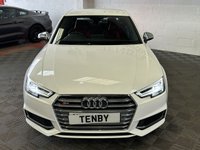 USED 2017 67 AUDI S4 3.0 TFSI V6 Saloon 4dr Petrol Tiptronic quattro Euro 6 (s/s) (354 ps) RED LEATHER+CARPLAY+AUTO BEAM