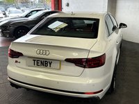 USED 2017 67 AUDI S4 3.0 TFSI V6 Saloon 4dr Petrol Tiptronic quattro Euro 6 (s/s) (354 ps) RED LEATHER+CARPLAY+AUTO BEAM