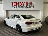 USED 2017 67 AUDI S4 3.0 TFSI V6 Saloon 4dr Petrol Tiptronic quattro Euro 6 (s/s) (354 ps) RED LEATHER+CARPLAY+AUTO BEAM