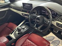 USED 2017 67 AUDI S4 3.0 TFSI V6 Saloon 4dr Petrol Tiptronic quattro Euro 6 (s/s) (354 ps) RED LEATHER+CARPLAY+AUTO BEAM