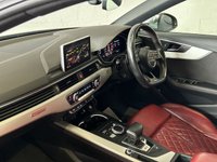 USED 2017 67 AUDI S4 3.0 TFSI V6 Saloon 4dr Petrol Tiptronic quattro Euro 6 (s/s) (354 ps) RED LEATHER+CARPLAY+AUTO BEAM