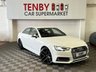 USED 2017 67 AUDI S4 3.0 TFSI V6 Saloon 4dr Petrol Tiptronic quattro Euro 6 (s/s) (354 ps) RED LEATHER+CARPLAY+AUTO BEAM