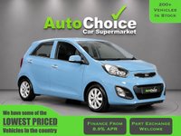 USED 2013 63 KIA PICANTO 1.25 2 Hatchback 5dr Petrol Auto Euro 5 (84 bhp) in Blackburn Finance Available 12 to 84 Months