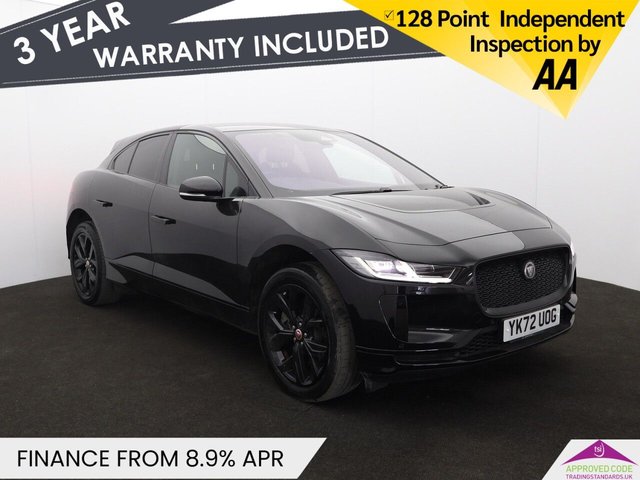 View our Jaguar I-Pace 400 90kWh Black SUV 5dr Electric Auto 4WD (400 ps)