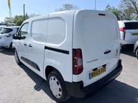 USED 2020 69 PEUGEOT PARTNER White 1.5 BlueHDi Euro 6 panel van, 50,850 miles, 5-speed manual, 8in touchscreen, Bluetooth, DAB, A/C, cruise, rear sensors. Plus VAT @ 20%! 