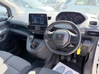 USED 2020 69 PEUGEOT PARTNER White 1.5 BlueHDi Euro 6 panel van, 50,850 miles, 5-speed manual, 8in touchscreen, Bluetooth, DAB, A/C, cruise, rear sensors. Plus VAT @ 20%! 