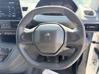 USED 2020 69 PEUGEOT PARTNER White 1.5 BlueHDi Euro 6 panel van, 50,850 miles, 5-speed manual, 8in touchscreen, Bluetooth, DAB, A/C, cruise, rear sensors. Plus VAT @ 20%! 
