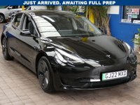 USED 2022 22 TESLA Model 3 Standard Range Plus Saloon 4dr Electric Auto RWD (241 bhp) SUNROOF, SAT NAV LEARTHER, FULLY INSPECTED AND UPDATED. SMARTPHONE INTEGRATION, HEATED SEATS, FIXED PANORAMIC ROOF, LANE ASSIST, LED, ADAPTIVE CRUISE, HEAT PUMP