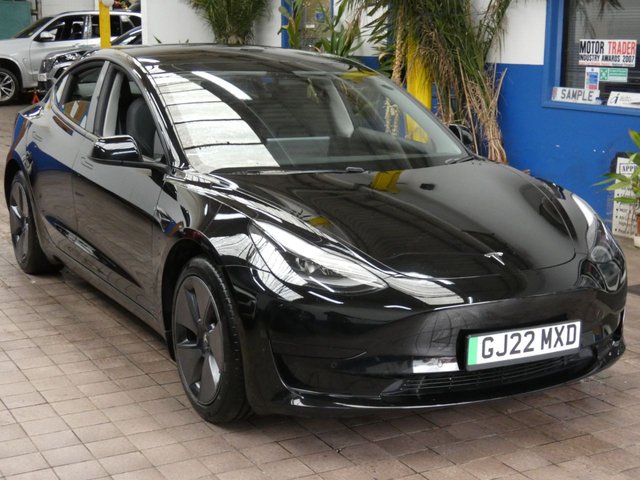 2022 22 Tesla Model 3 Standard Range Plus Saloon 4dr Electric Auto RWD (241 bhp)
