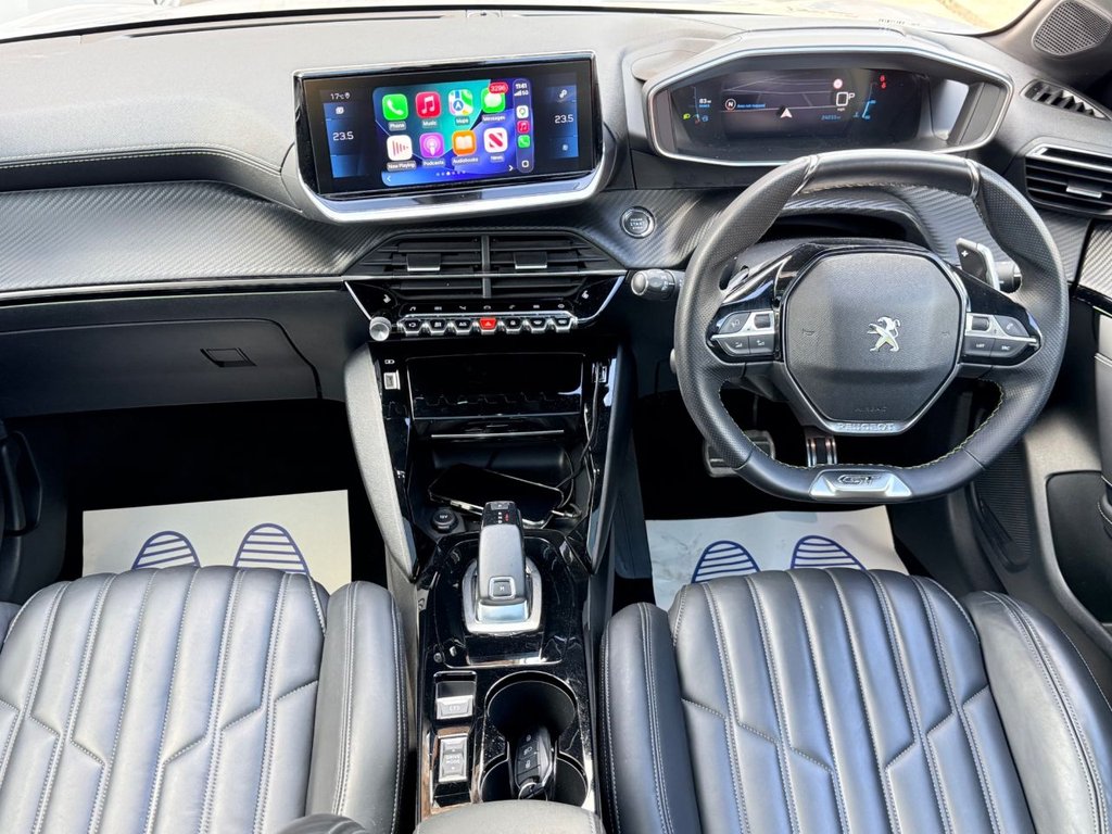 USED 2020 70 PEUGEOT 208 1.2 PureTech GT Line Hatchback 5dr Petrol EAT Euro 6 (s/s) (100 ps) PAN ROOF+FULL LEATHER+APPLE CARPLAY