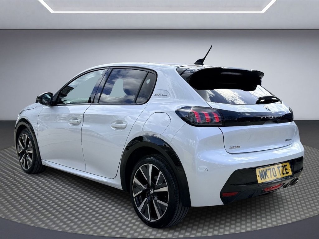 USED 2020 70 PEUGEOT 208 1.2 PureTech GT Line Hatchback 5dr Petrol EAT Euro 6 (s/s) (100 ps) PAN ROOF+FULL LEATHER+APPLE CARPLAY