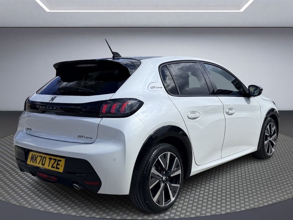 USED 2020 70 PEUGEOT 208 1.2 PureTech GT Line Hatchback 5dr Petrol EAT Euro 6 (s/s) (100 ps) PAN ROOF+FULL LEATHER+APPLE CARPLAY