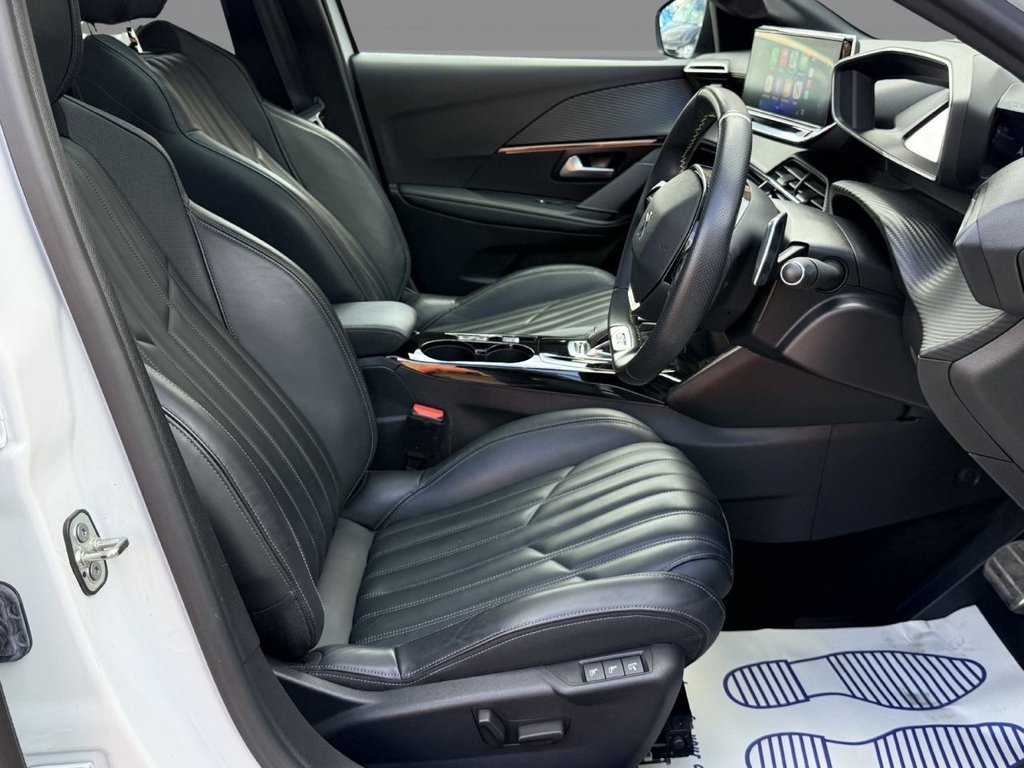 USED 2020 70 PEUGEOT 208 1.2 PureTech GT Line Hatchback 5dr Petrol EAT Euro 6 (s/s) (100 ps) PAN ROOF+FULL LEATHER+APPLE CARPLAY