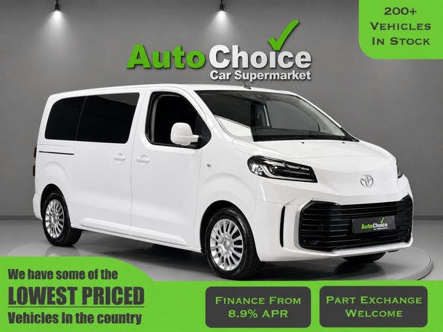 View our Toyota Proace Verso 75kWh Icon Medium MPV 5dr Electric Auto MWB (136 ps) in Blackburn *8 SEAT,  LONG RANGE MODEL, CHOICE OF 3!!*