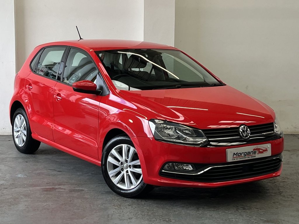 Red 2017 Volkswagen Polo Hatchback Automatic