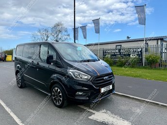 2021 FORD TRANSIT CUSTOM 2.0 320 EcoBlue Sport Crew Van Double Cab 5dr Diesel Auto L1 H1 Euro 6 (s/s) (185 ps) &pound;18499.00