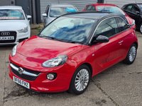 USED 2016 66 VAUXHALL ADAM 1.2i GLAM Hatchback 3dr Petrol Manual Euro 6 (70 ps) SAT NAV + PANORAMIC SUNROOF + CARPLAY + SENSORS + FSH