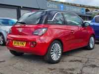 USED 2016 66 VAUXHALL ADAM 1.2i GLAM Hatchback 3dr Petrol Manual Euro 6 (70 ps) SAT NAV + PANORAMIC SUNROOF + CARPLAY + SENSORS + FSH