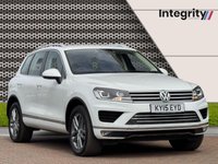 USED 2015 15 VOLKSWAGEN TOUAREG 3.0 TDI V6 BlueMotion Tech SE SUV 5dr Diesel Tiptronic 4WD Euro 6 (s/s) (204 ps) Touchscreen Nav | Heated Seats