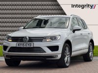USED 2015 15 VOLKSWAGEN TOUAREG 3.0 TDI V6 BlueMotion Tech SE SUV 5dr Diesel Tiptronic 4WD Euro 6 (s/s) (204 ps) Touchscreen Nav | Heated Seats