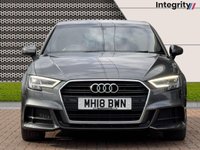 USED 2018 18 AUDI A3 1.5 TFSI CoD S line Sportback 5dr Petrol Manual Euro 6 (s/s) (150 ps) Apple CarPlay | Privacy Glass