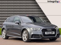 USED 2018 18 AUDI A3 1.5 TFSI CoD S line Sportback 5dr Petrol Manual Euro 6 (s/s) (150 ps) Apple CarPlay | Privacy Glass