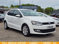 USED 2011 61 VOLKSWAGEN POLO 1.4 Match Hatchback 5dr Petrol Manual Euro 5 (85 ps) FSH + 1 OWNER  + IDEAL FIRST CAR + A/C TIMING BELT DONE