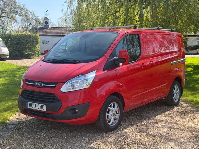 2014 14 Ford Transit Custom 2.2 TDCi 290 Limited Panel Van 5dr Diesel Manual L1 H1 (186 g/km, 123 bhp)