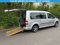 USED 2009 59 VOLKSWAGEN CADDY MAXI LIFE 1.9 TDI Pure Drive 104 ps 5 SEATER WAV WHEEL CHAIR ACCESSIBLE MPV 5DR WHEELCHAIR RAMP+ALLOYS+AIR CON
