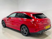USED 2022 72 MERCEDES-BENZ CLA 1.3 CLA250e 15.6kWh AMG Line (Premium) Shooting Brake 5dr Petrol Plug-in Hybrid 8G-DCT Euro 6 (s/s) (218 ps) Patagonia Red | Black Leather Interior | Night Pack | Ambient Lighting | Privacy Glass | Widescreen Media | Heated Seats