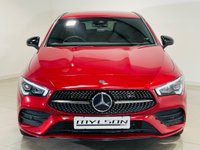 USED 2022 72 MERCEDES-BENZ CLA 1.3 CLA250e 15.6kWh AMG Line (Premium) Shooting Brake 5dr Petrol Plug-in Hybrid 8G-DCT Euro 6 (s/s) (218 ps) Patagonia Red | Black Leather Interior | Night Pack | Ambient Lighting | Privacy Glass | Widescreen Media | Heated Seats
